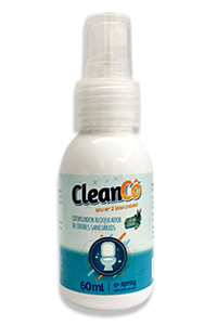 CleanCô, odorizador bloqueador de odores sanitários